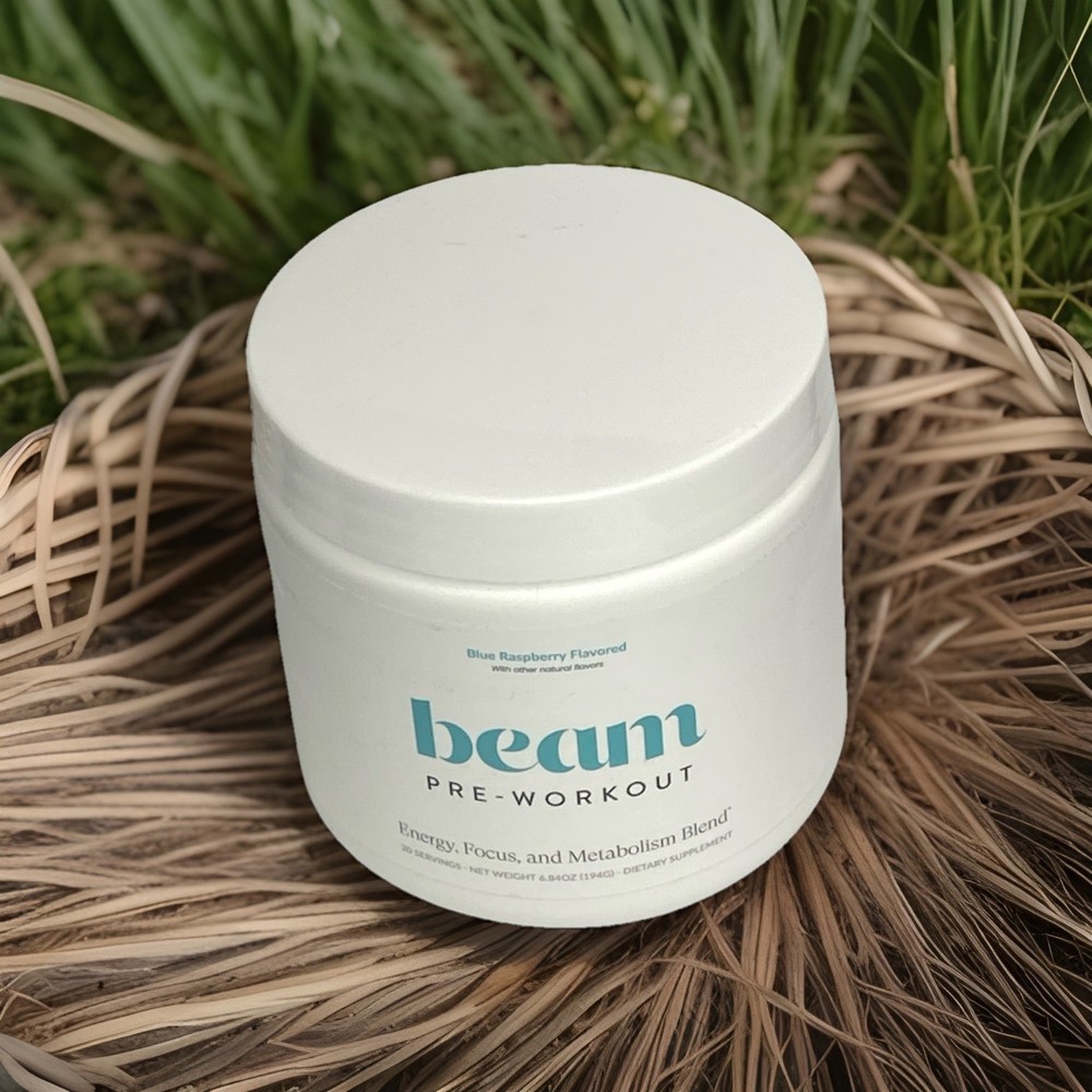 beam Pre-Workout, Blue Raspberry, 6.84 oz (194 g)