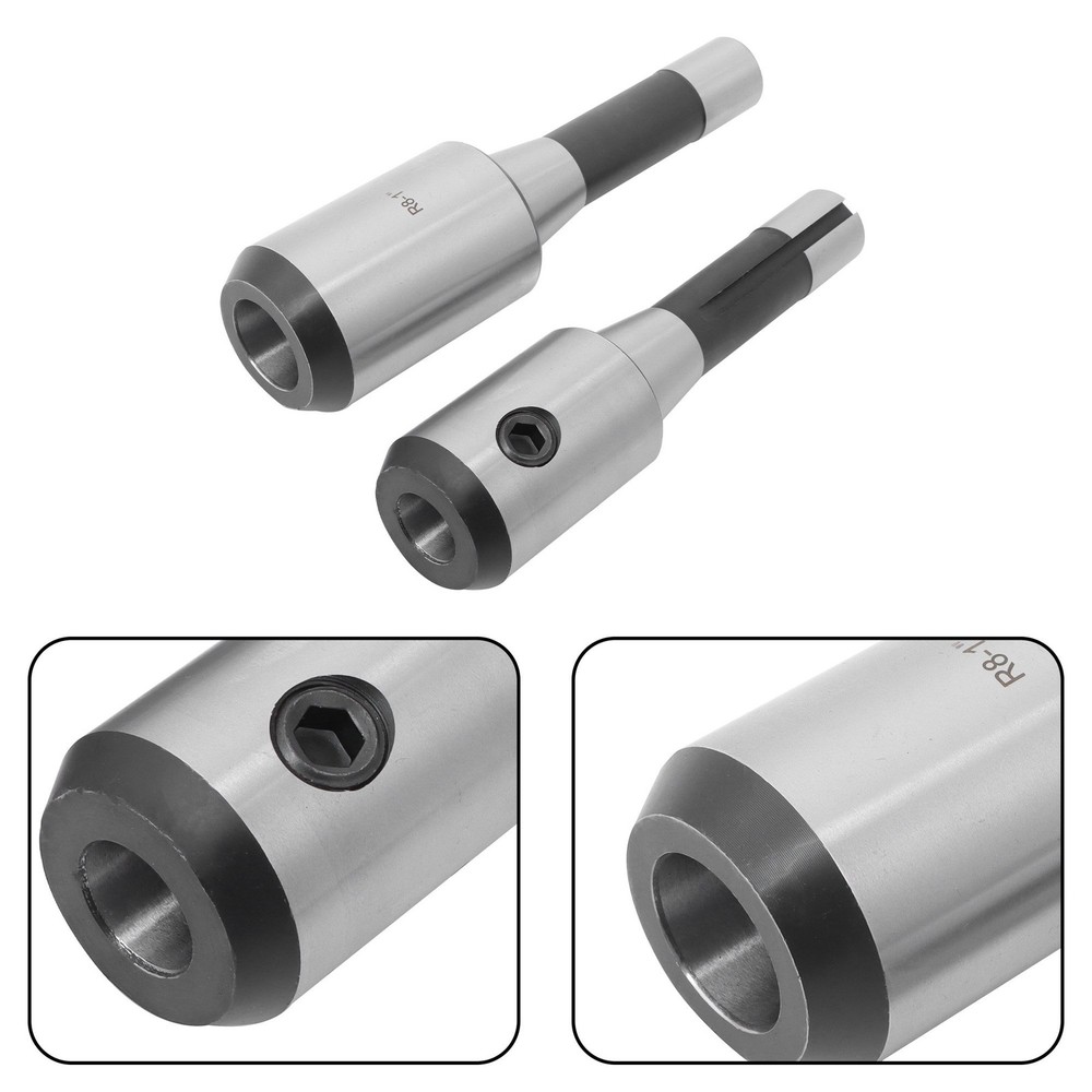 R8 End Mill Holder Adapter 4pc, 3/8 1/2 3/4 1", For Milling Machine