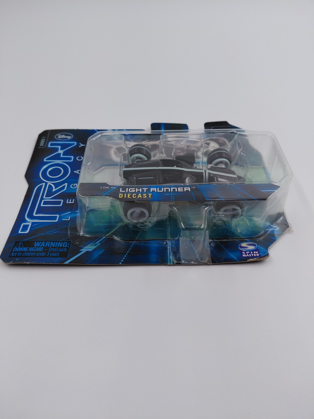 Spin Master Disney 2010 Tron Legacy Series 1 Light Runner Black Diecast