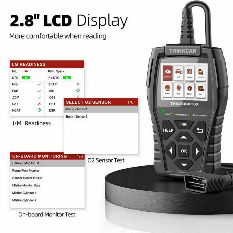 Automotive Car OBD2 Scanner OBDII Code Reader Check Engine Fault Diagnostic Tool