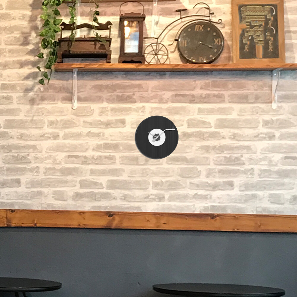 Clock Movement Mechanism With Vinyl Record Style Clock Hands For Wall Clock US