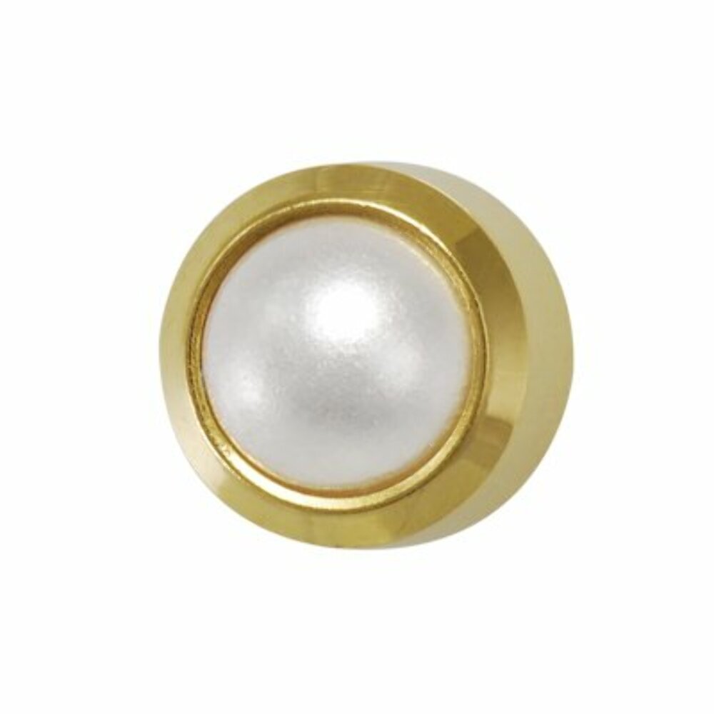 Studex Gold Plated Regular White Pearl for Ear Piercing