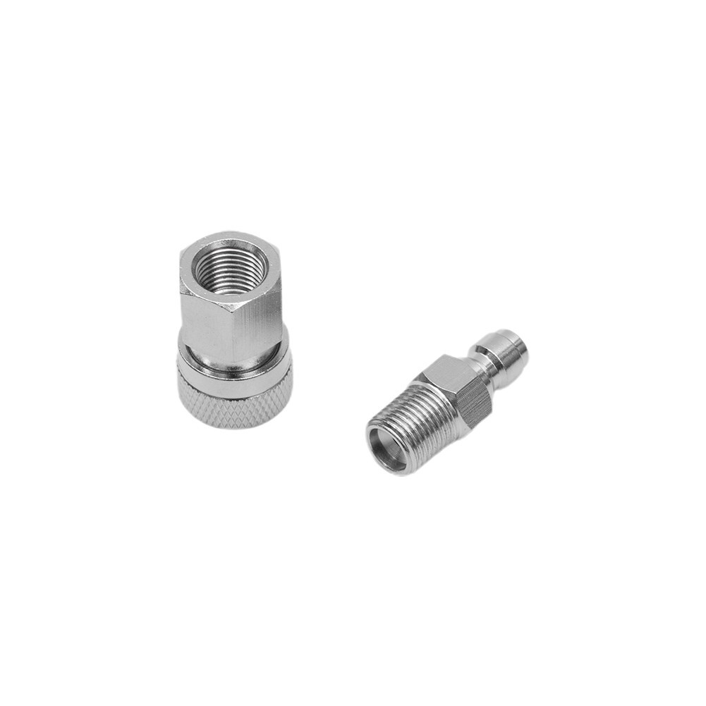 2pcs PCP 8mm Quick-Release Disconnect Coupler 1/8-NPT Fitting Male&Female NEW