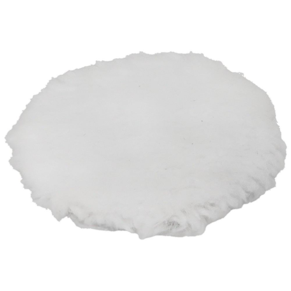 10pcs Lambskin Wool Buffing Pads 3inch Hook Loop Polishing Wool Buffer