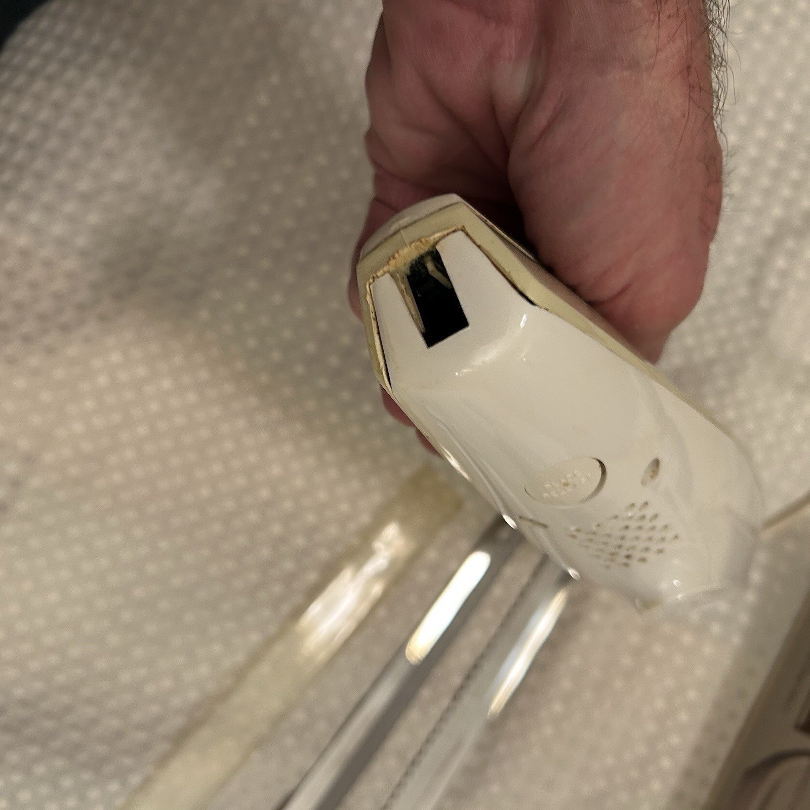 Hamilton Beach 275ALB Almond w/ Brown Trim Electric Knife Made In U.S.A. Tested