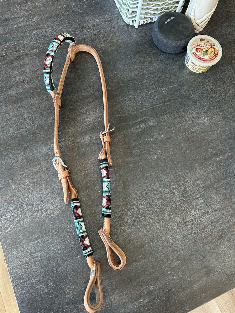 Beaded Western Horse Headstall