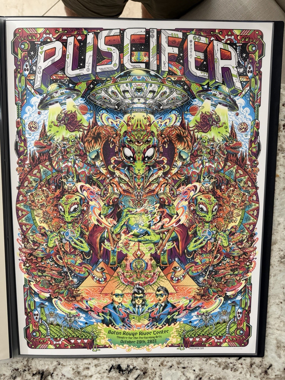 Puscifer Baton Rouge 2022 Juan Ma Poster