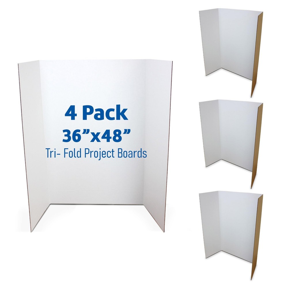 36” x 48” Project Boards for Presentations, Science Fair, School Projects, Ev...
