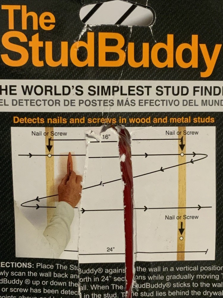🥥 The StudBuddy Magnetic Stud Finder 🆕 DISTRESSED BOX‼️