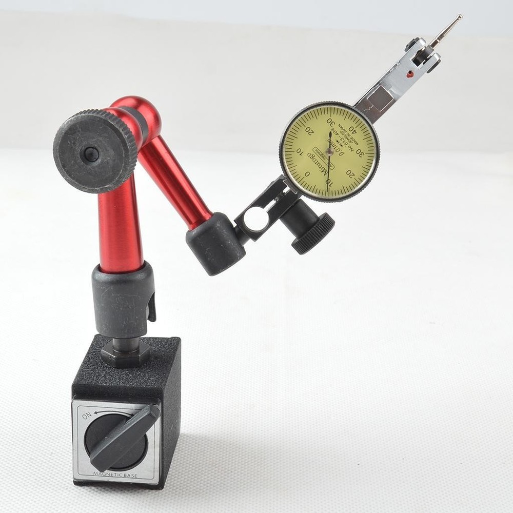 Adjustable Metal Base Stand Holder for Dial Test Indicator , 8 inch