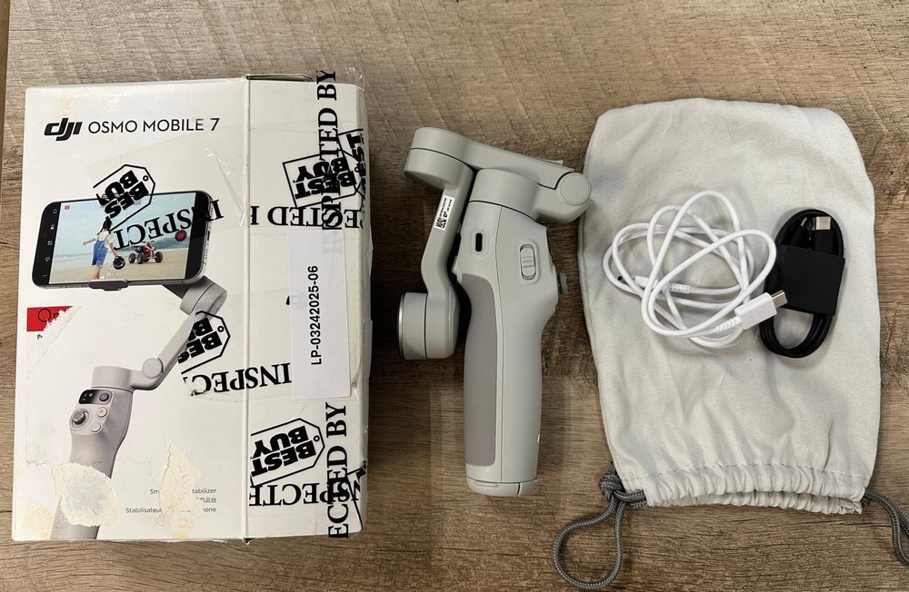 DJI Osmo Mobile 7 3-Axis Smartphone Gimbal Stabilizer Gray - Missing Parts