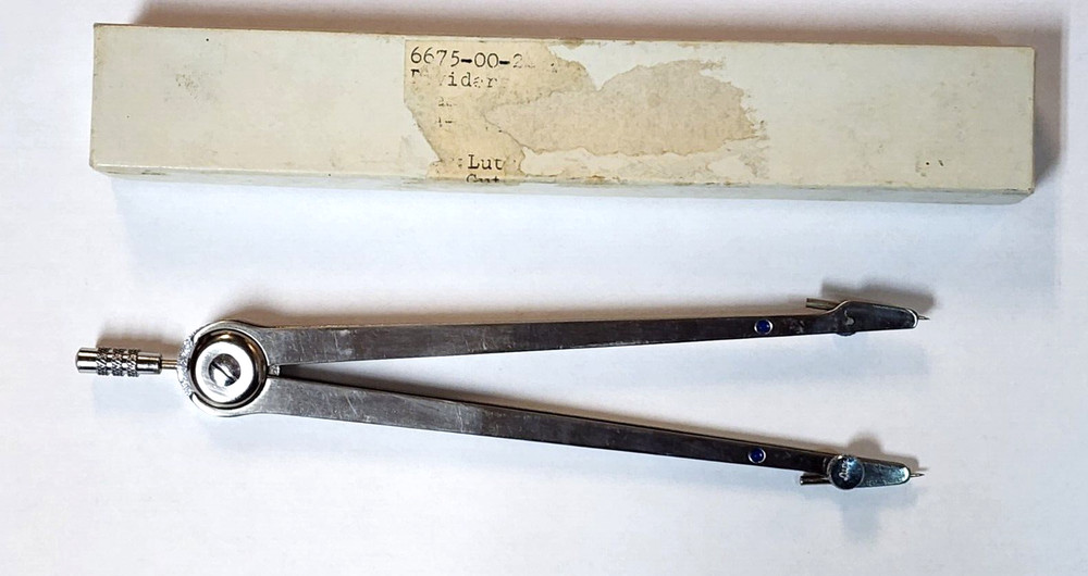 LUTZ Divider Drafting Tool Compass with Box