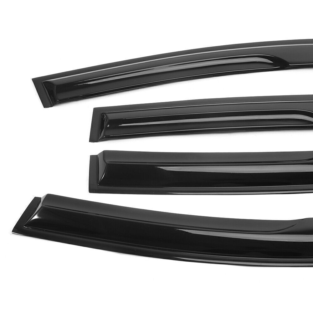 For 18-20 Honda Accord JDM Wavy Mugen Style Window Visors Rain Guards Vent Shade