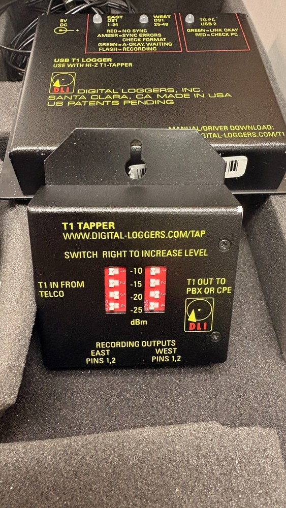 Digital Loggers USB T1 Audio Logger