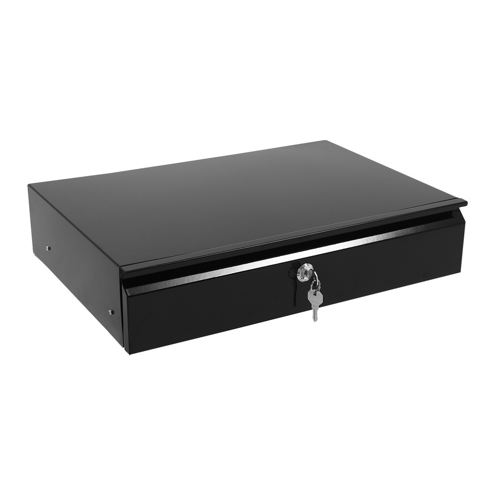 Sliding Pull-Out Under Desk Drawer with Lock for Organized Office Space
