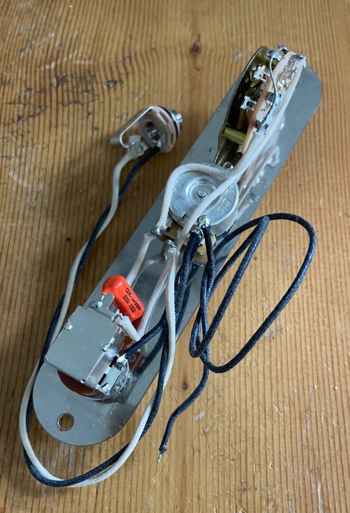 Fender Telecaster Wiring 500k CTS Orange Drop PUSH/PULL COIL SPLIT-NO PLATE