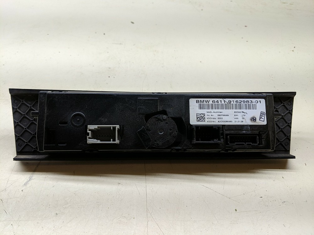 2006-2011 BMW E90 3 SERIES TEMPERATURE CLIMATE CONTROL PANEL USED OEM