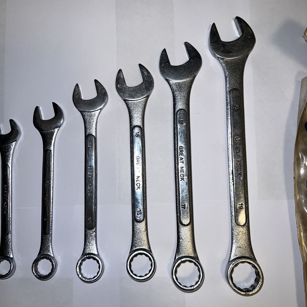 Great Neck 9pc MET Combination Wrench set