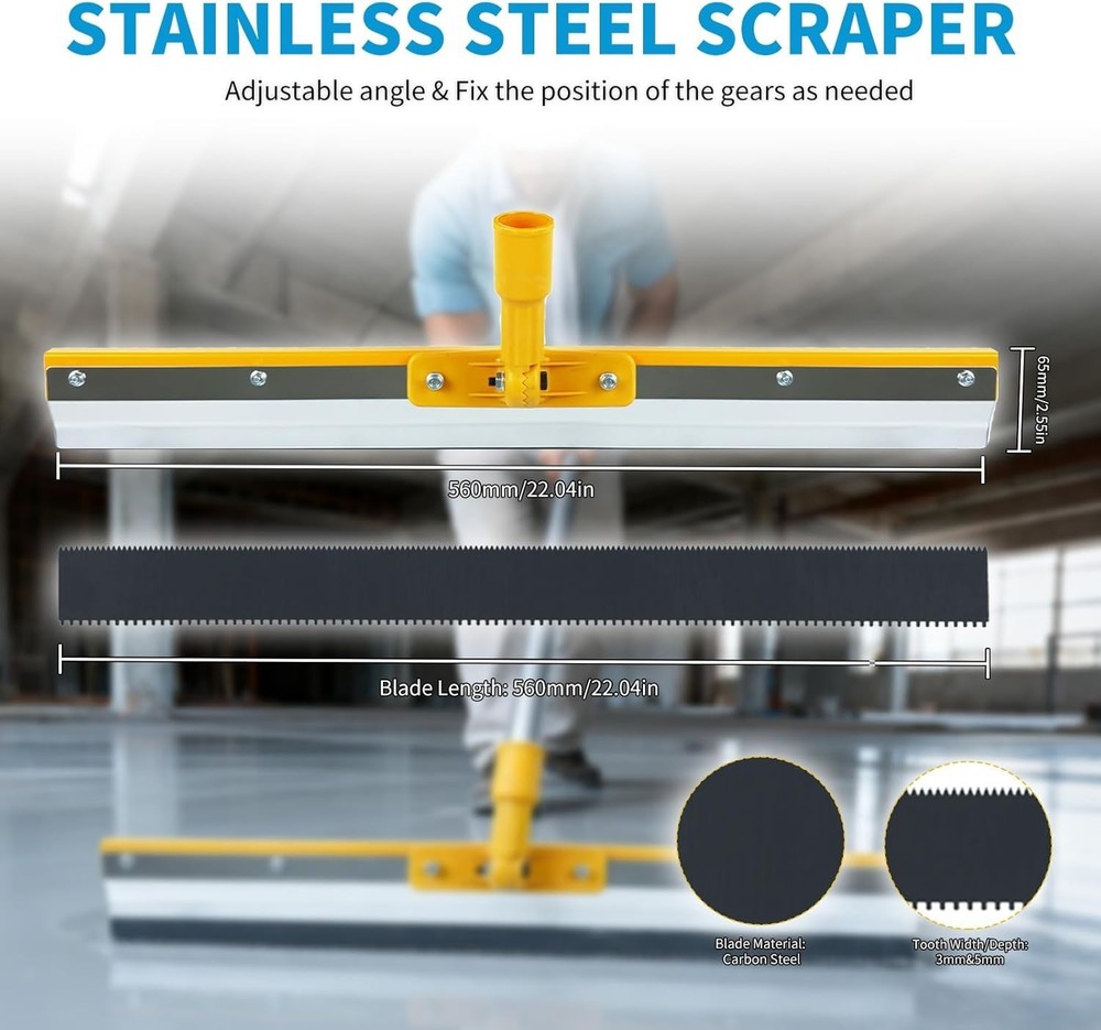 Professional Epoxy Floor Tool Set with Extension Pole