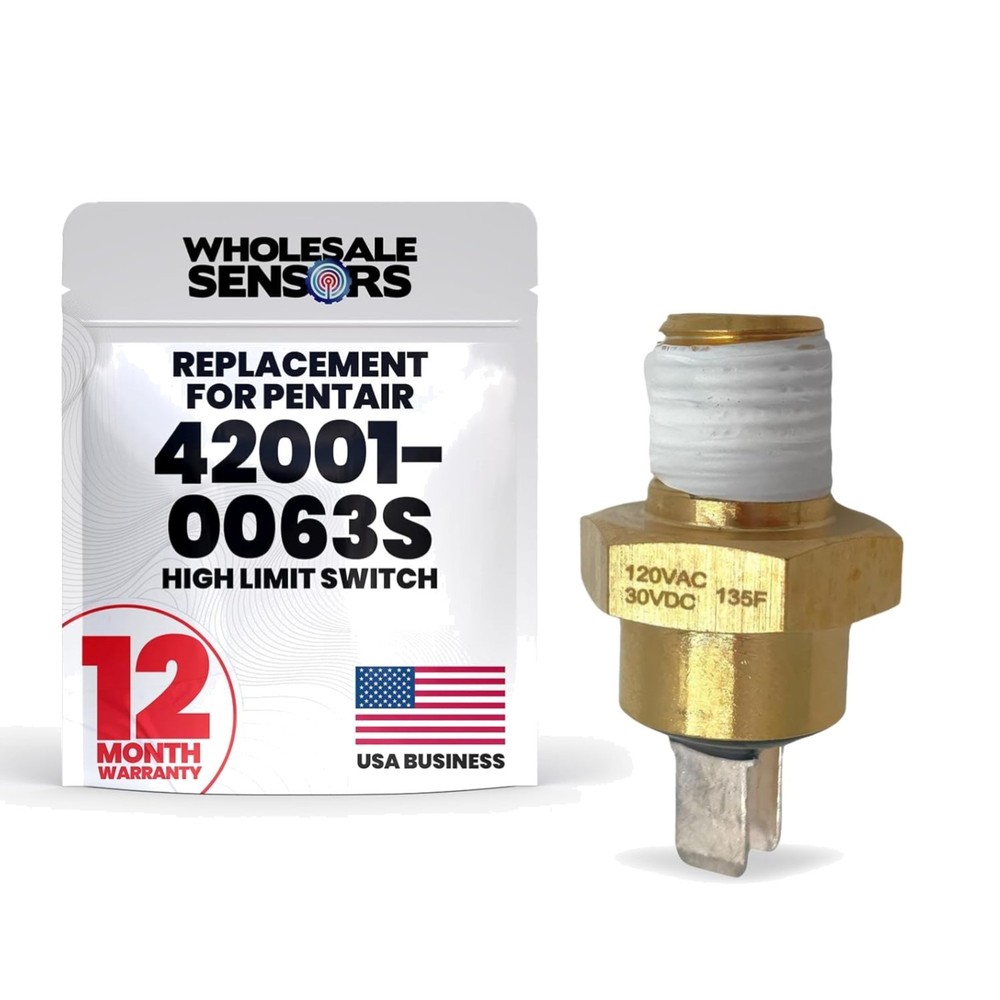 Pentair Replacement High Limit Switch | 12-  &  Support | Designed for Pool H...