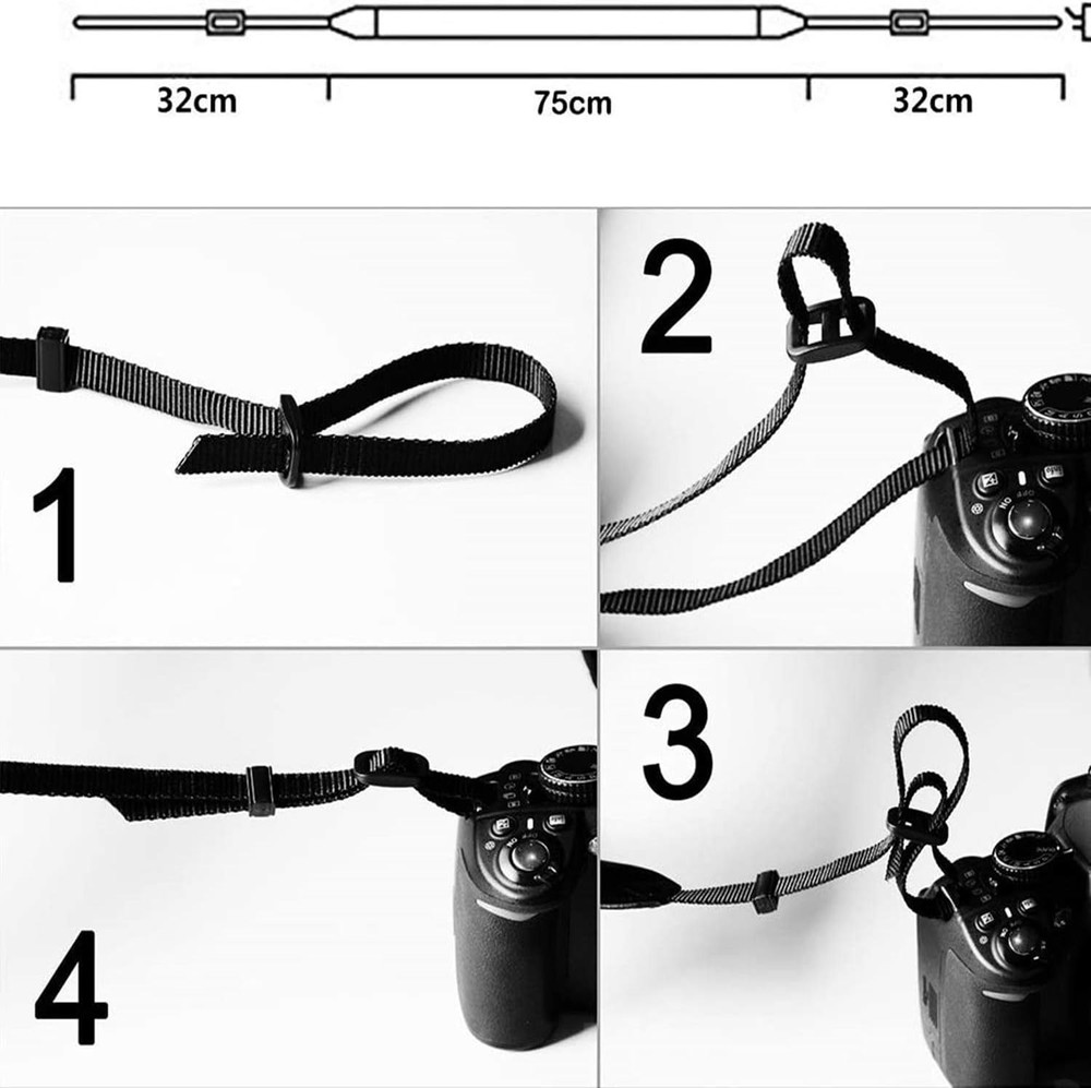 WANBY Camera Strap Canvas Neck Shoulder with Quick Release Buckles for...