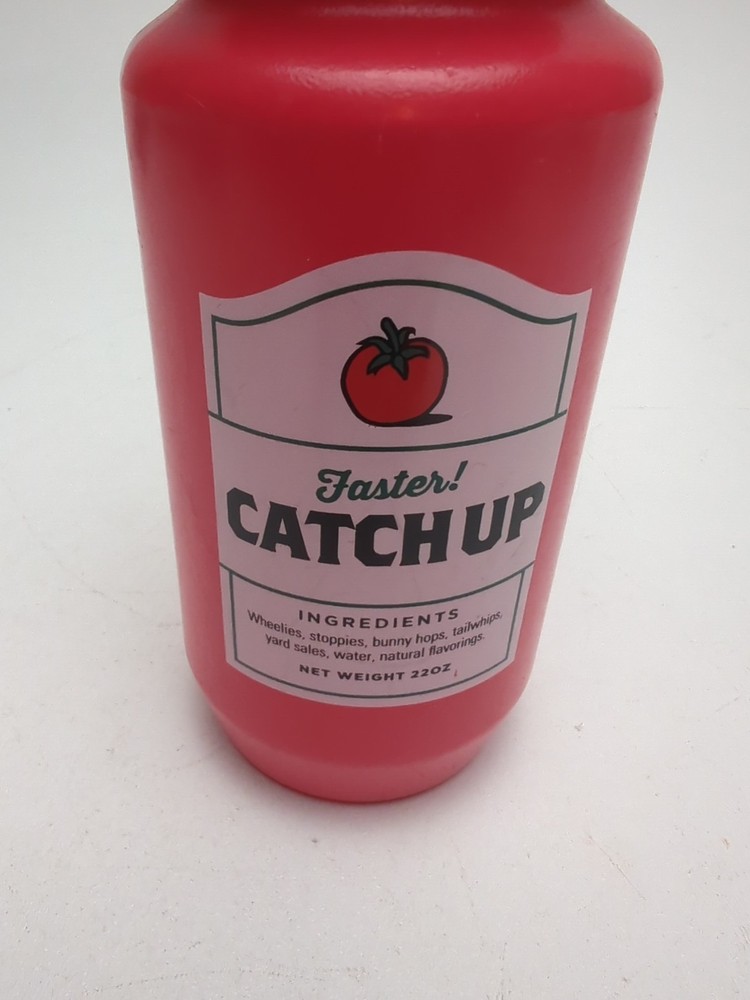 Spurcycle "Catch Up" Funny Water Bottle