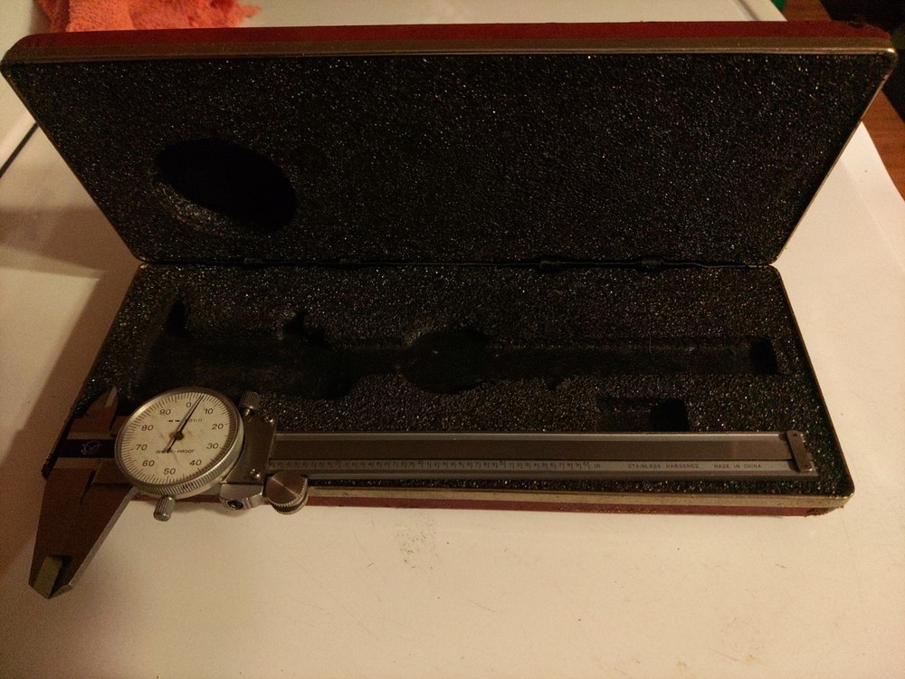 6" Dial Caliper china w/ starett Case