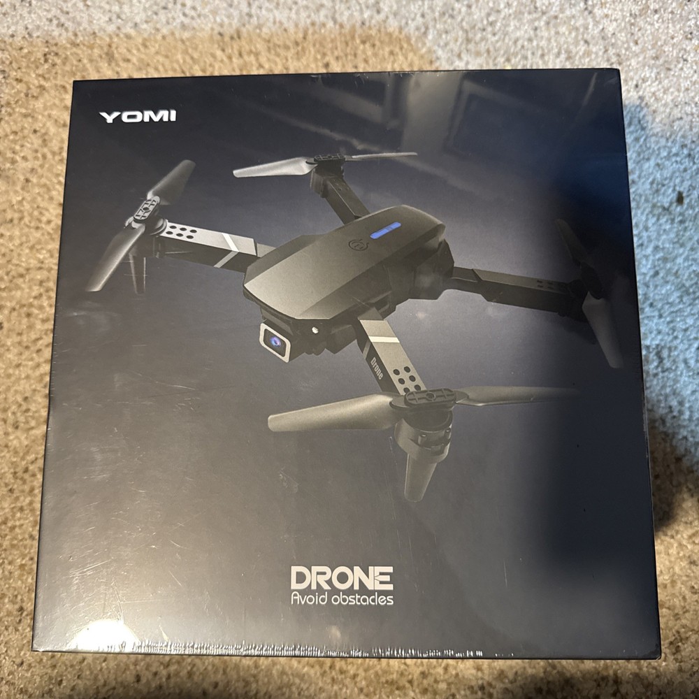 Drone YOMI Foldable Drone w/ Obstacle Avoidance Camera RC Quadcopter NEW