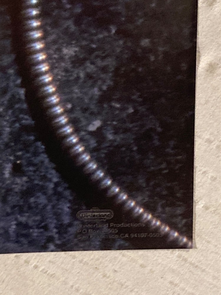 Iron Maiden 1996 Poster OSP Winterland M