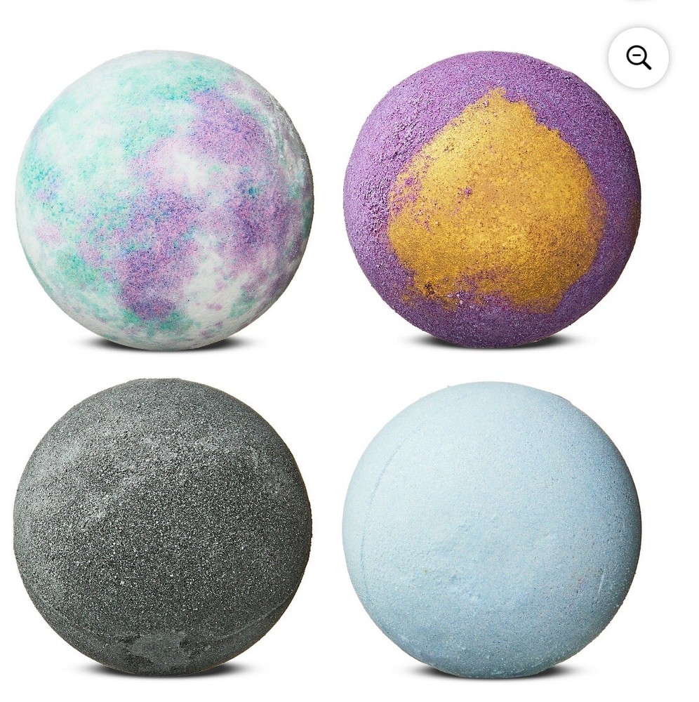 Galactic Scented Bath Fizzers, 4 Pieces