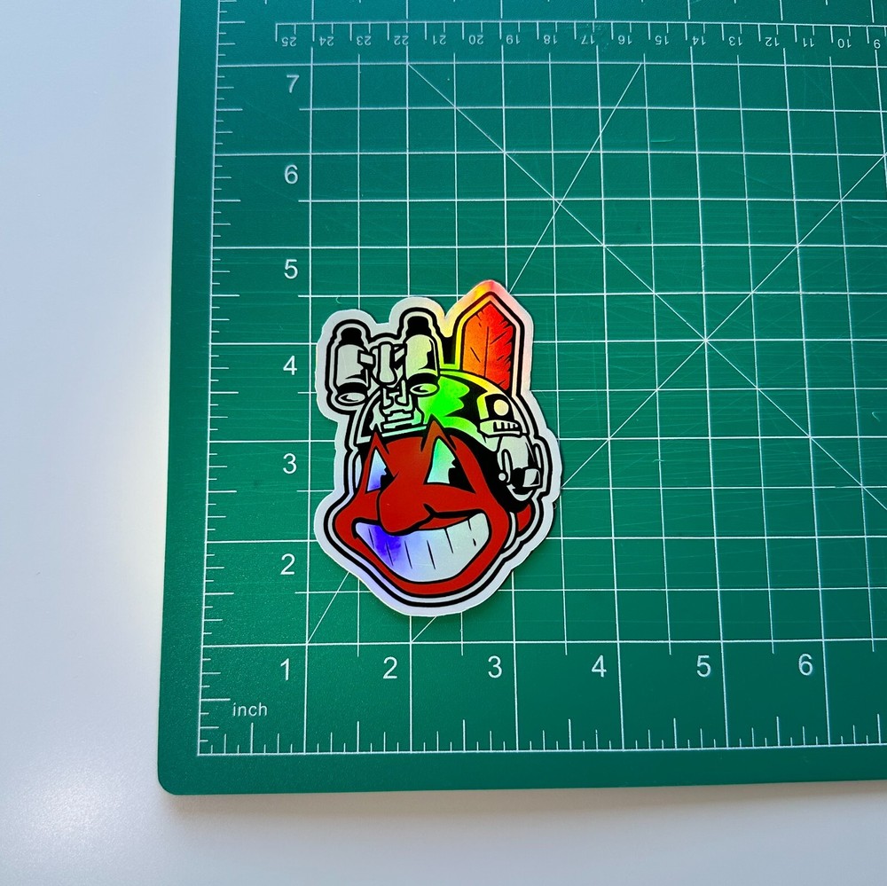Superior Defense Wahoo Holo Sticker one7six, Forward Observations Group, SupDef