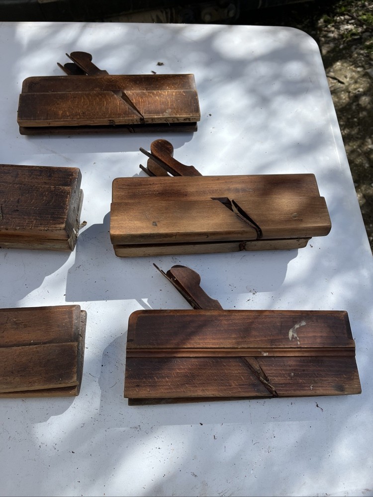 Hollow and round moulding planes - 5 Sets