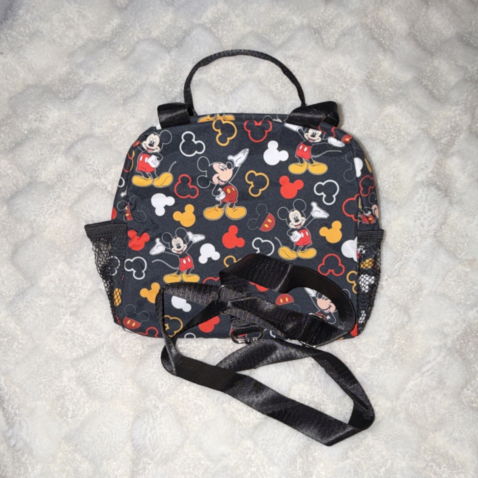 Lunch Cooler MICKEY mouse Multicolor Backpack bag kit Handbag NEW