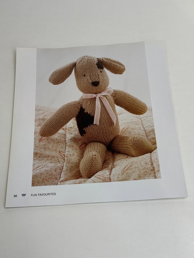 Floppy Dog Toy Knitting Pattern Book Pages