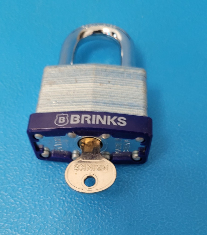 Brinks Laminated Boron Steel padlock 50mm