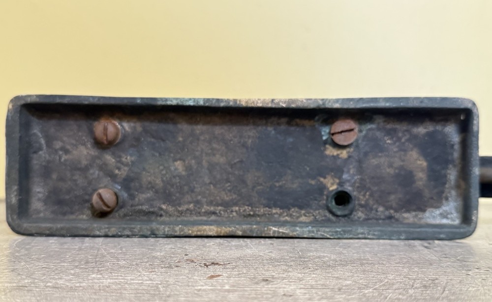 Antique Copper/Brass Over Cast Iron Dog Nutcracker Heavy
