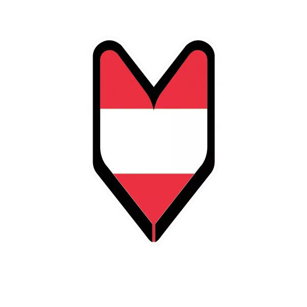 Austrian Driver Badge Sticker Decal