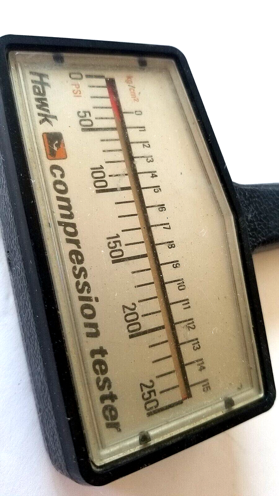 Vintage Hawk Classic Car Engine Compression Tester, Free Shipping!