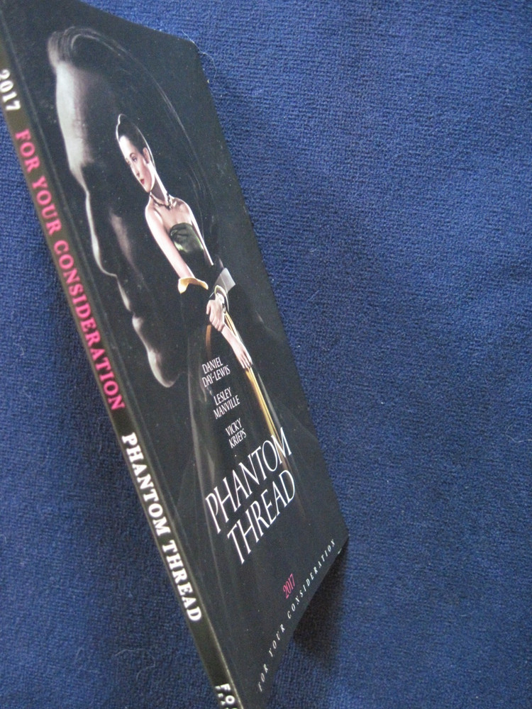 ORIGINAL PHANTOM THREAD SCRIPT by PAUL THOMAS ANDERSON - OSCAR CONSIDERATION