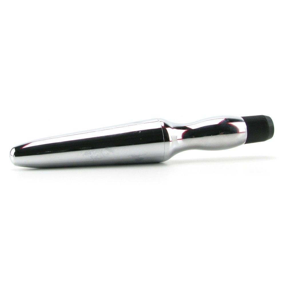 Vibrating Waterproof Anal Probe Silver - Butt Plug Vibrator
