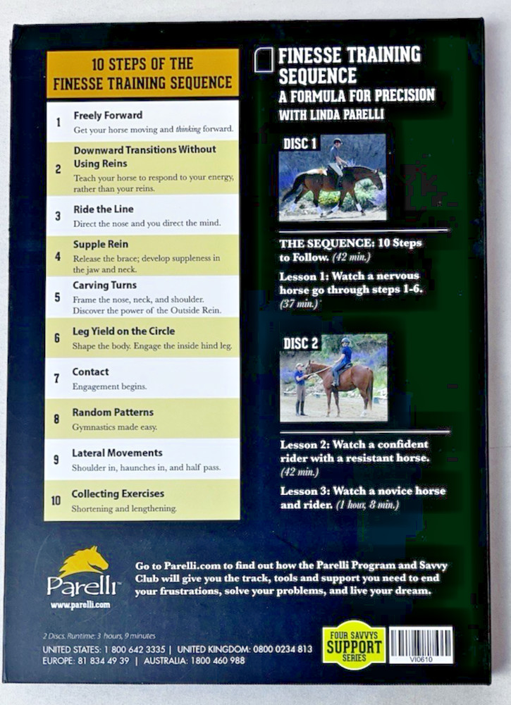 Finesse Training Sequence Parelli Program 2 Disc Set