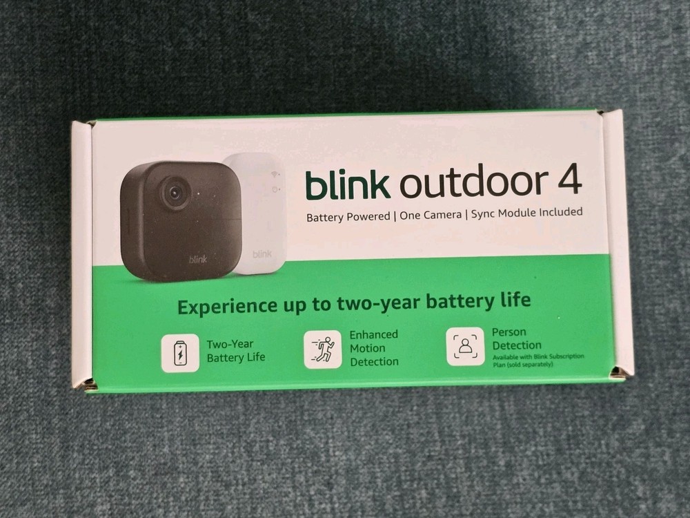 Blink Outdoor 4 (4th Gen) Wireless 1-Camera Security System w/ Sync Module