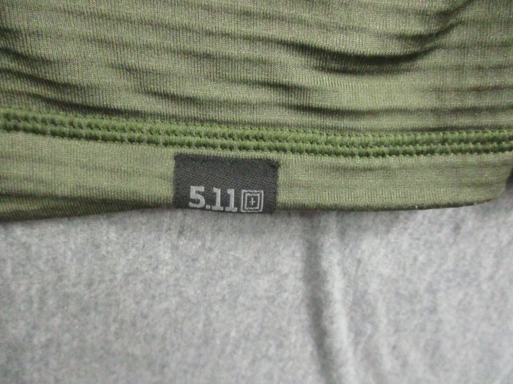 511 Tactical Base Layer Shirt Small Green Long Sleeve Pullover