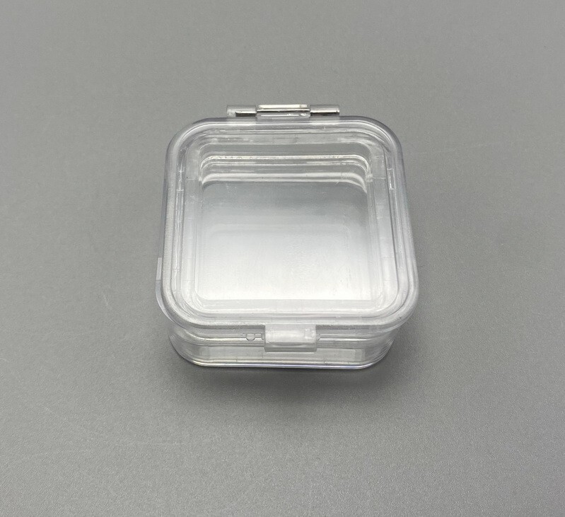 Denture False Teeth Membrane Case Container Hinged Display Box Jewelry Retainer
