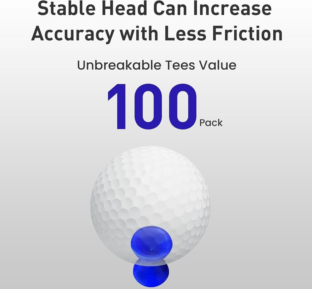 Plastic Golf Castle Tees Step Down Value 200 Count Unbreakable Mixed or Same ...