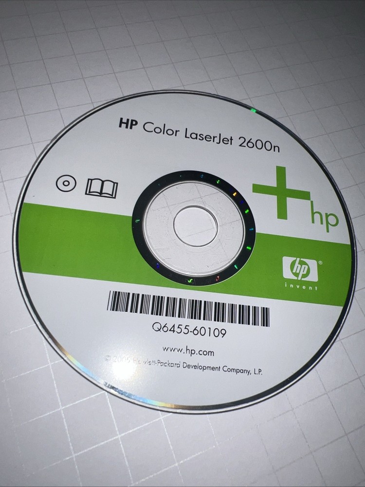Hp Laserjet Color 2600n Printer Software Driver CD DVD only