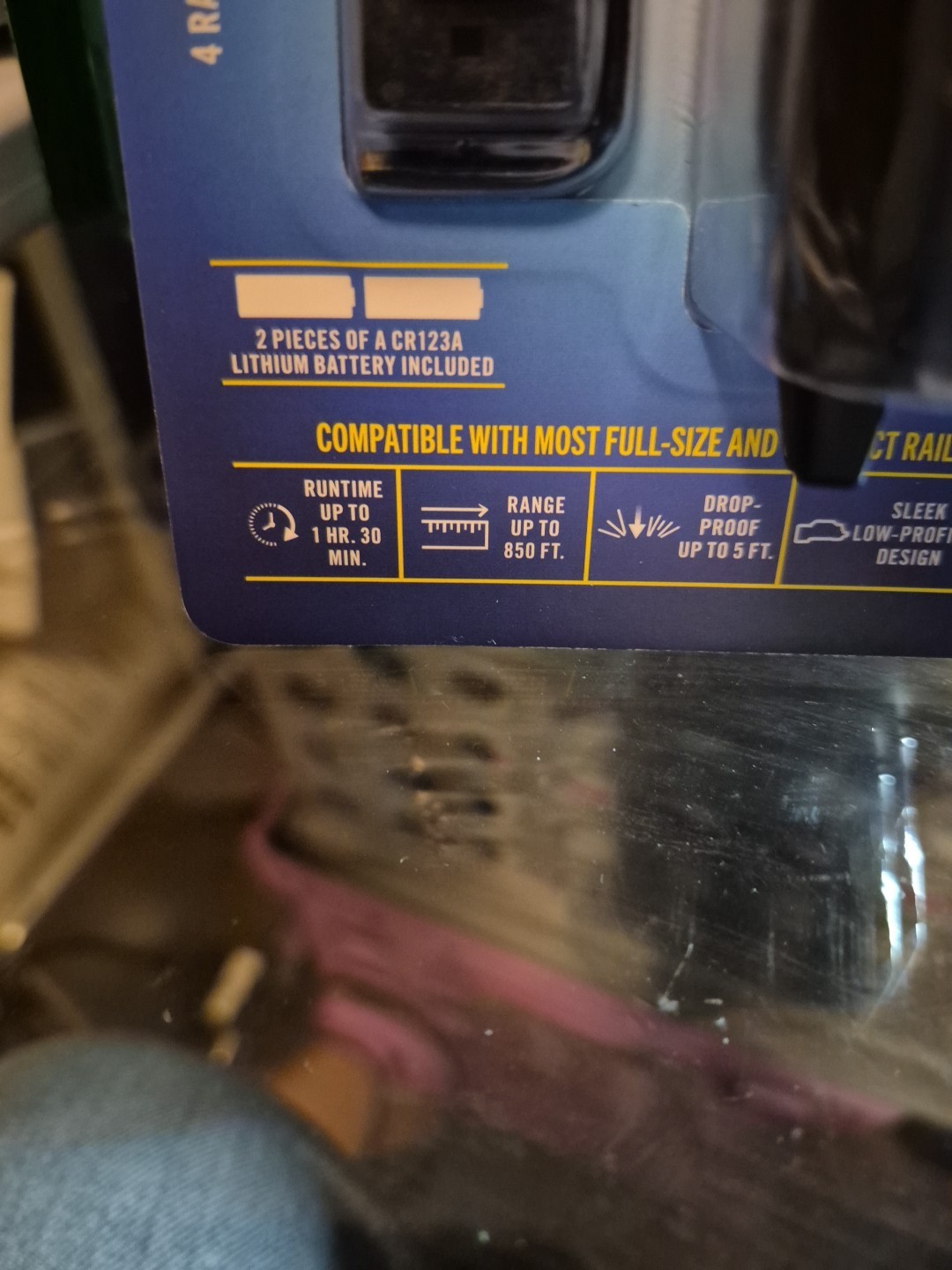 BRAUN 1000 LUMENS RAIL MOUNT LED LIGHT [70460] SEE PICTURES FOR SPECS