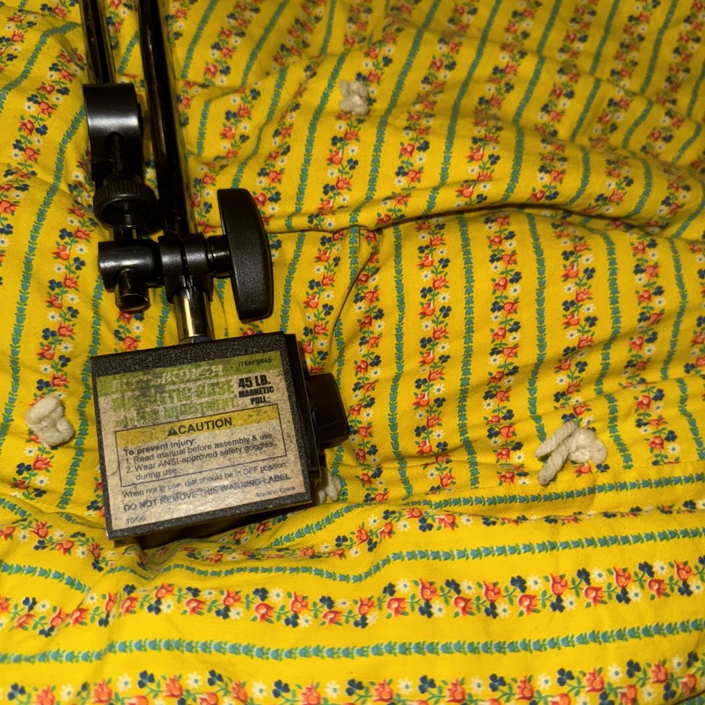 Pittsburgh Multipositional Magnetic Base w/Fine Adjustment Model 5645