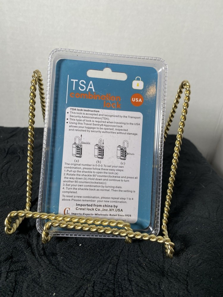 tsa approved combination luggage locks