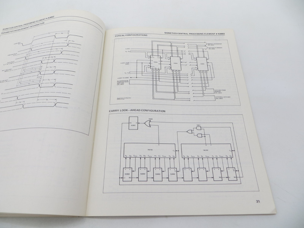 Signetics Microprocessor Introducing The 3000 1975 Databook Tech Manual vintage